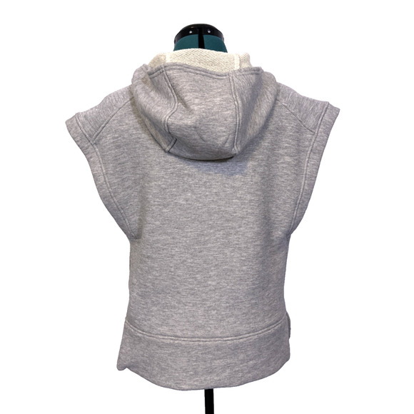 Smartwool Women's Recycled Terry Short Sleeve Hoodie Sweatshirt Gray Size XS - Picture 4 of 9